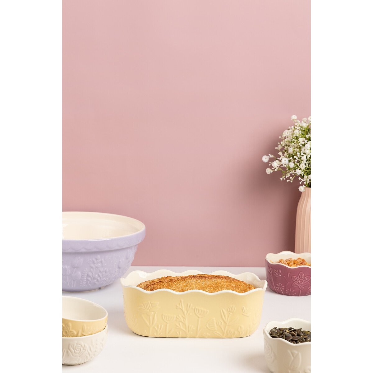 In The Meadow Loaf Pan yellow, MASON CASH