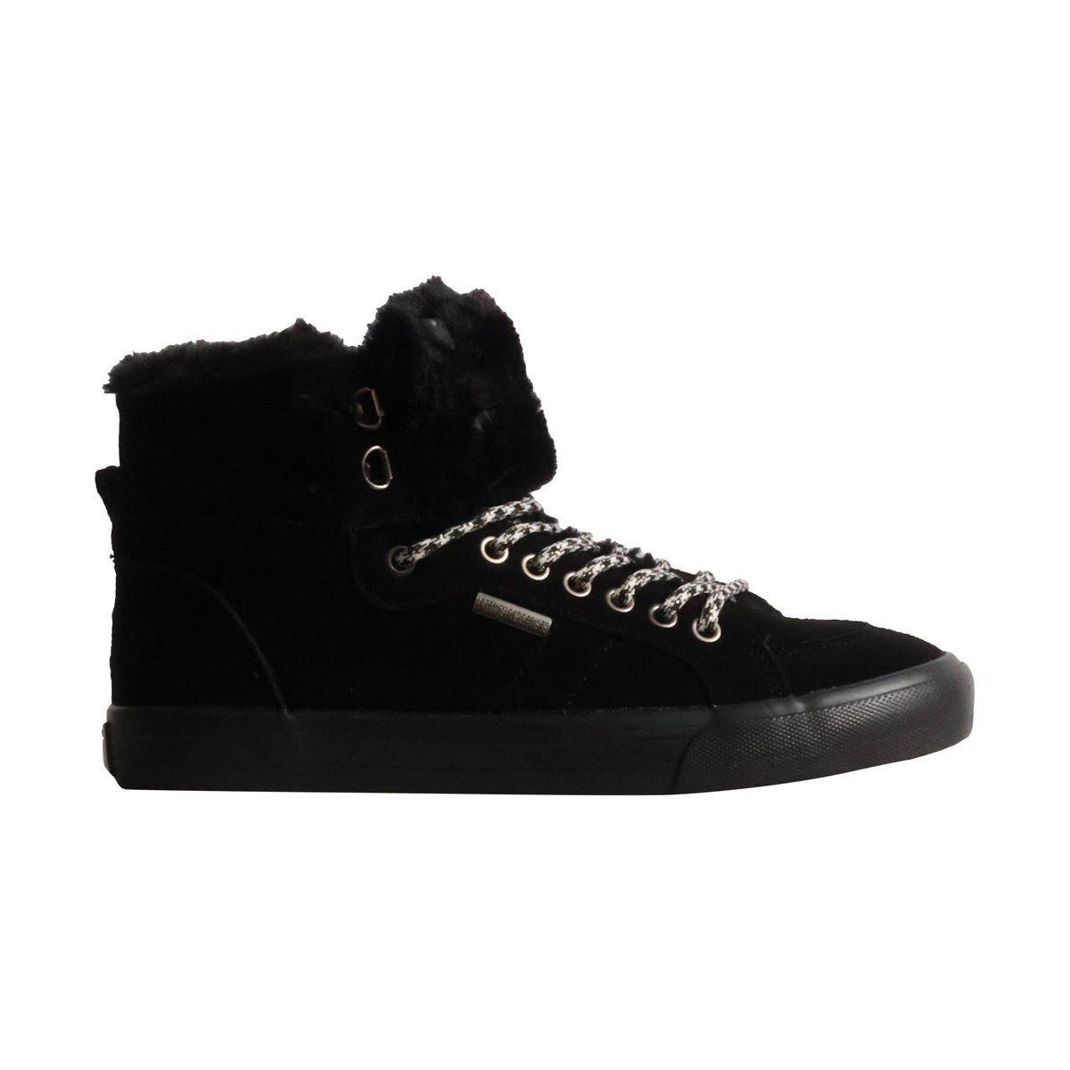 Basket Montante Cuir noir, LE TEMPS DES CERISES