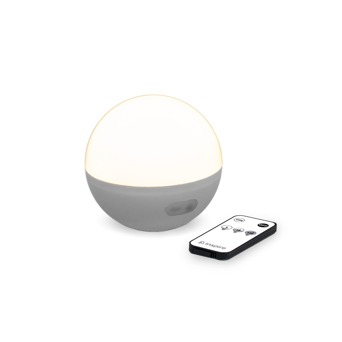 Suspension LED 1300 lumens, INSPIRE gris / argent, INSPIRE