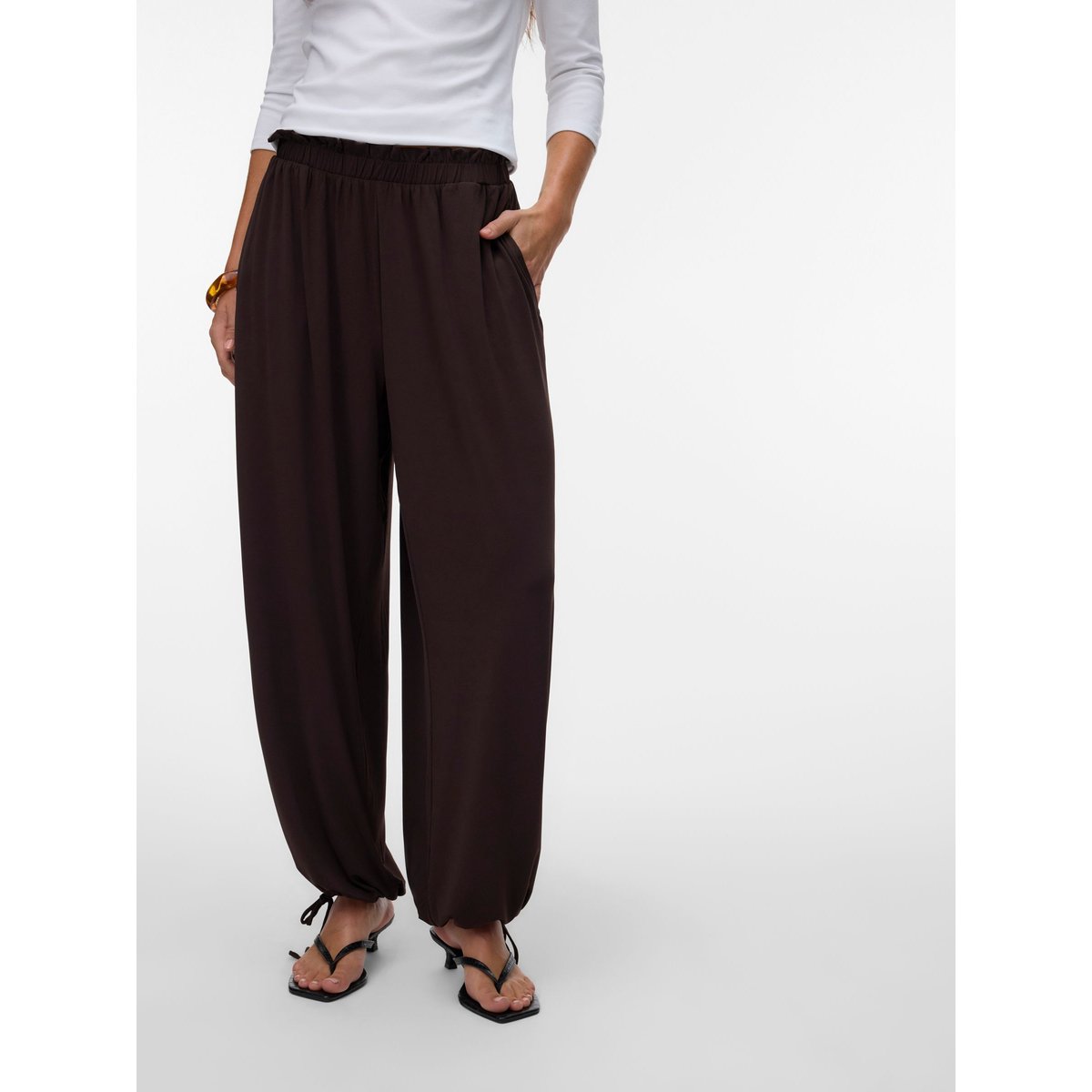 Pantalon marron - chocolate torte 1, VERO MODA