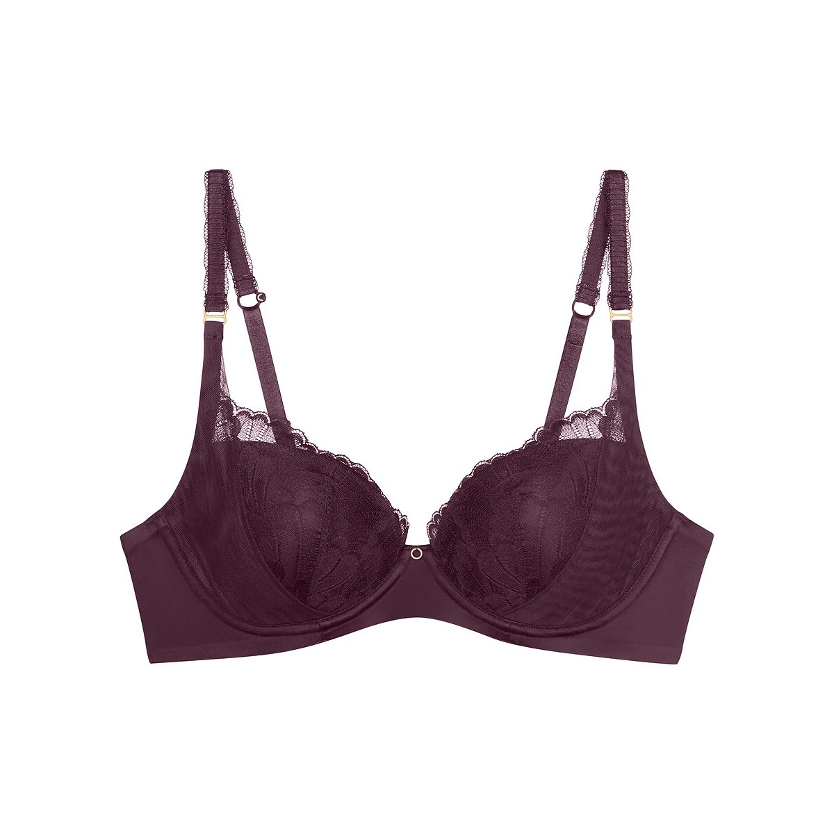 Sujetador con aros LOVE IN LACE WP burdeos, TRIUMPH