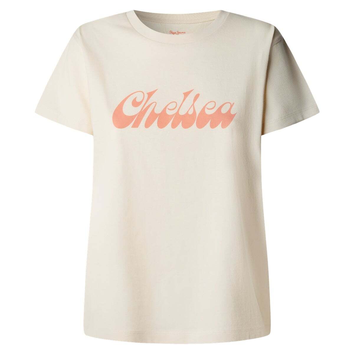 T-Shirt Avec Imprimé Graphique blanche toile, PEPE JEANS