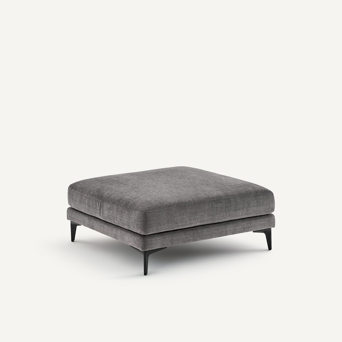 Repose-pieds en polyester et coton, MODERNISTE gris stone, EMMANUEL GALLINA X AM.PM