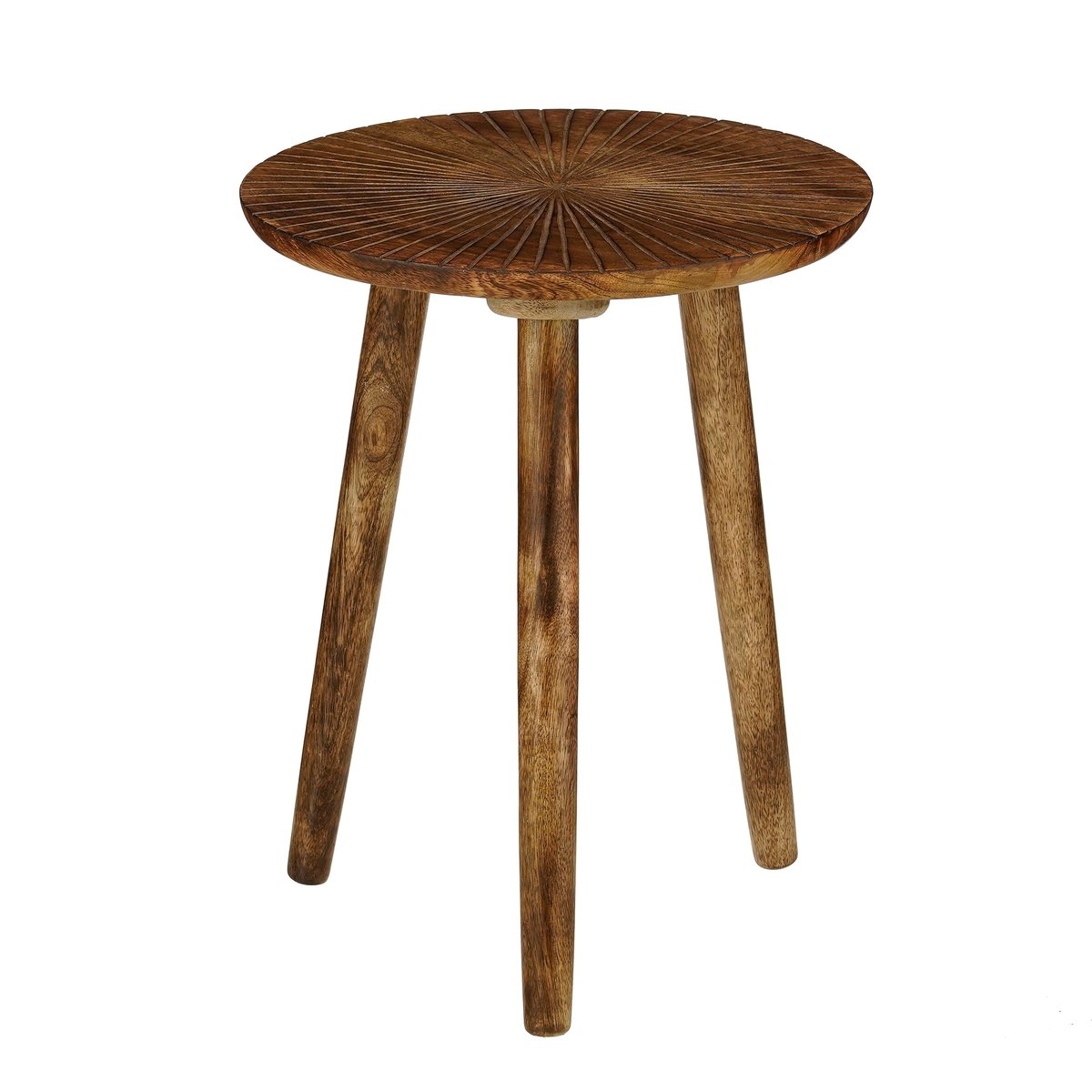 Table D'appoint POMANTE brun foncé, MICA DECORATIONS