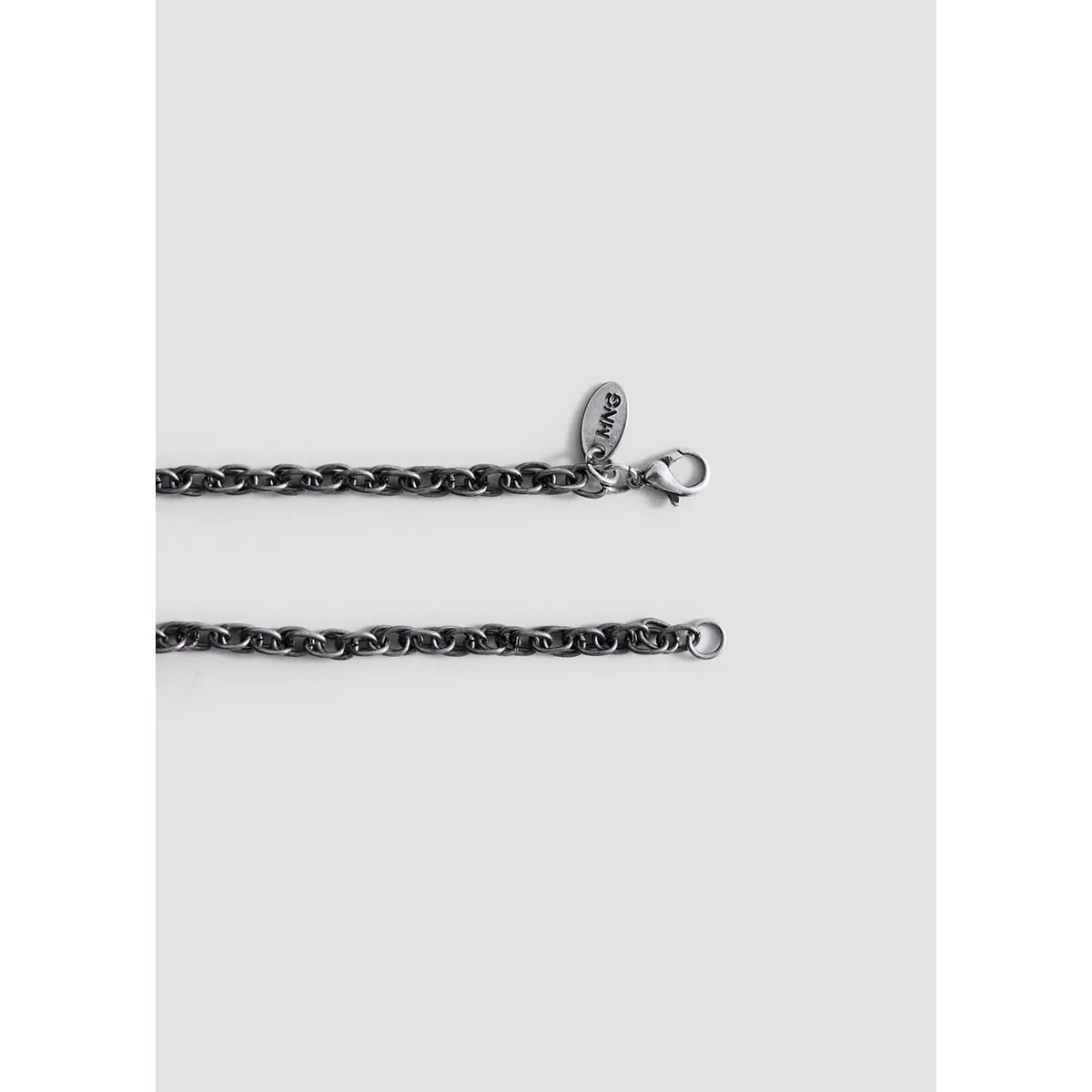 Collier pendentif à détail fleur argent, MANGO
