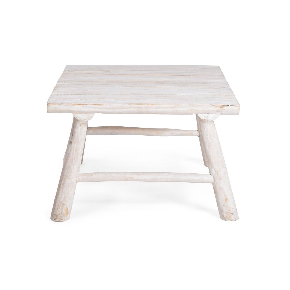 Table basse rectangulaire en teck L90 - SAYELL bois clair, HELLIN, DEPUIS 1862