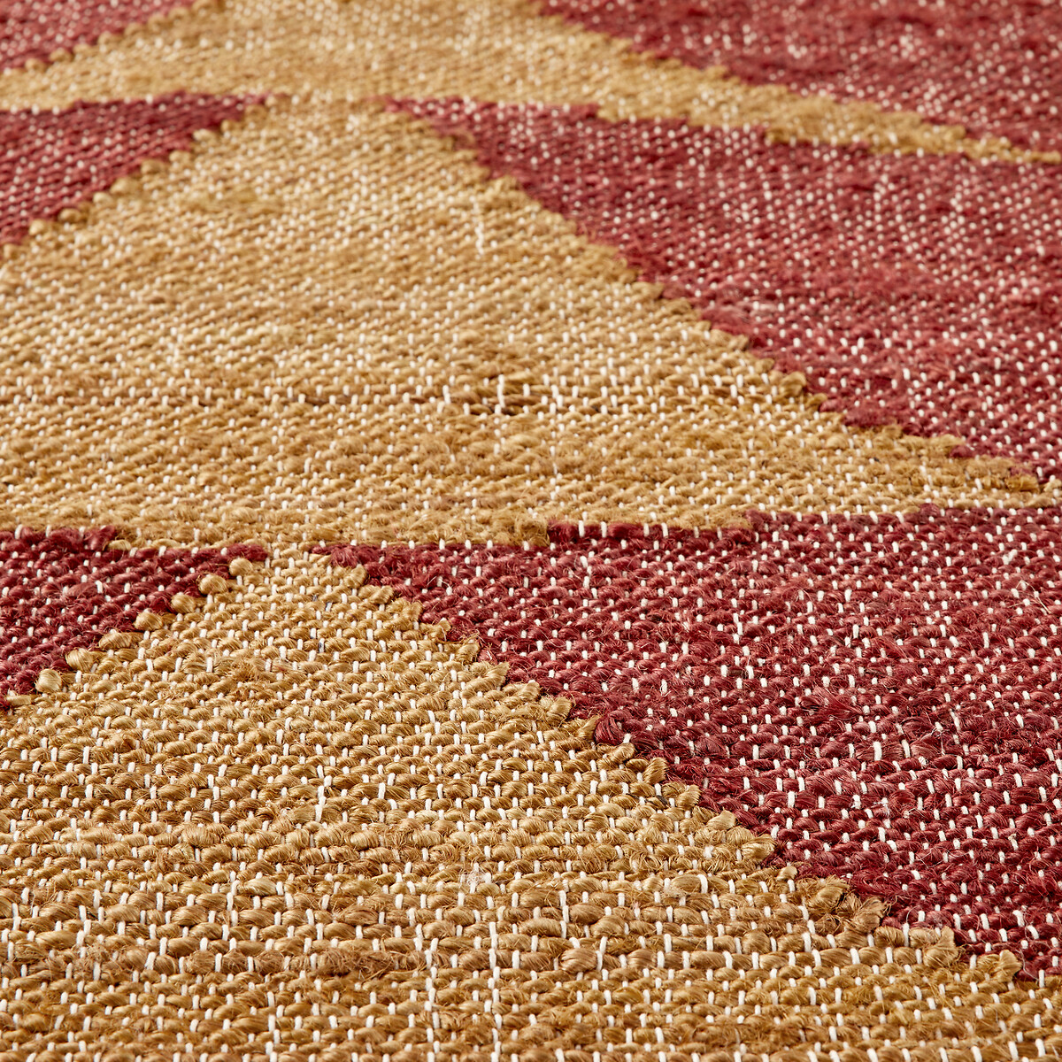 Tapis en 89% jute, LASSAN multicolore, LA REDOUTE INTERIEURS