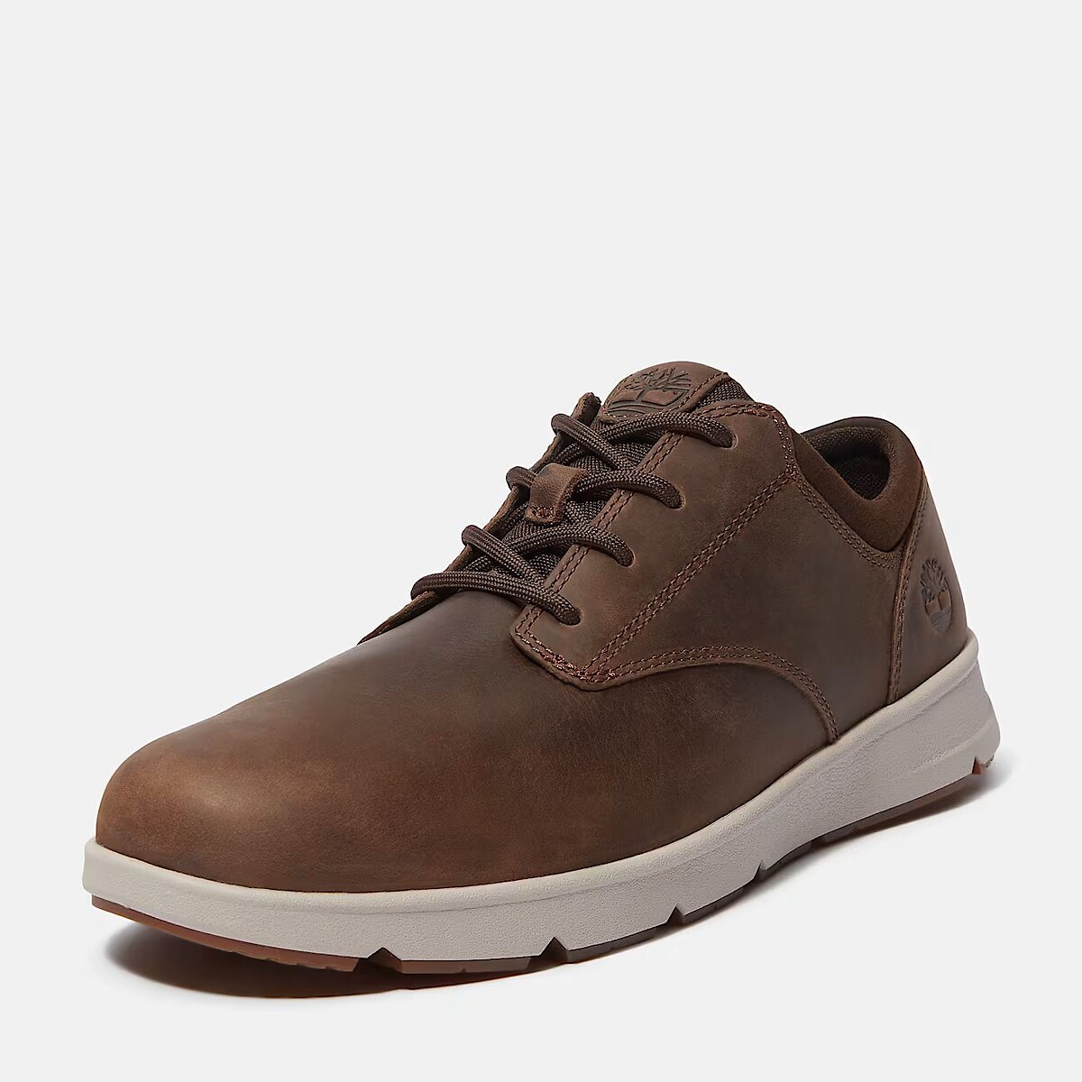 Parker Street Low Lace Leather Trainers dark brown, TIMBERLAND