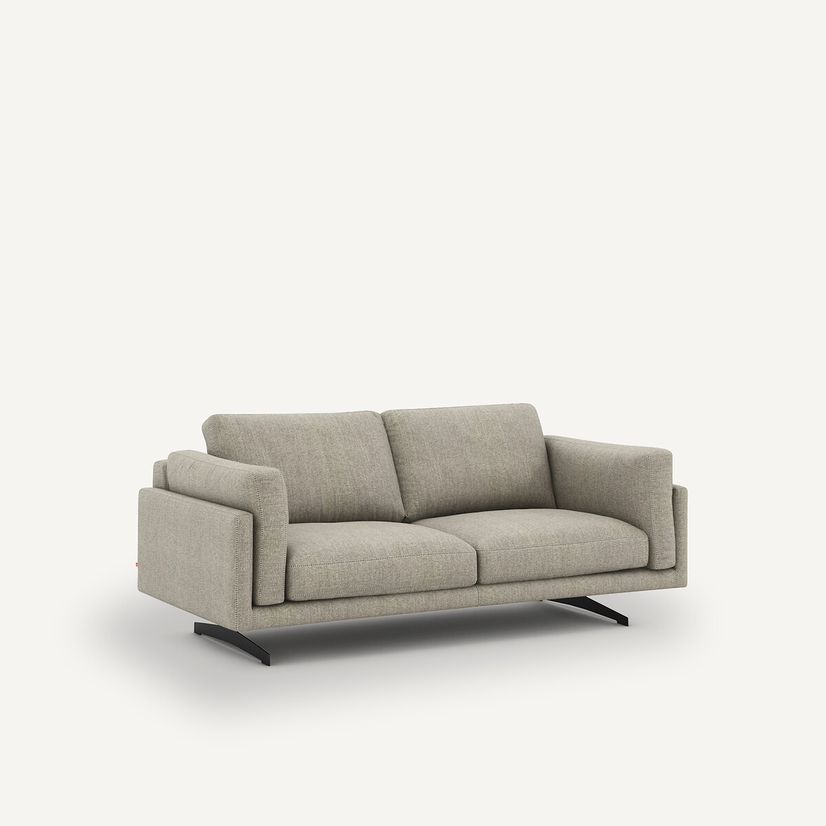 Zetel in tweed, 2-zit, César naturel/lichtgrijs, AM.PM
