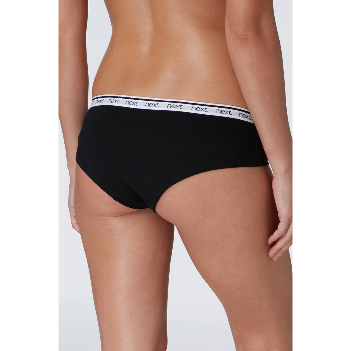Shorts en coton avec logo, lot de 4 monochrome, NEXT