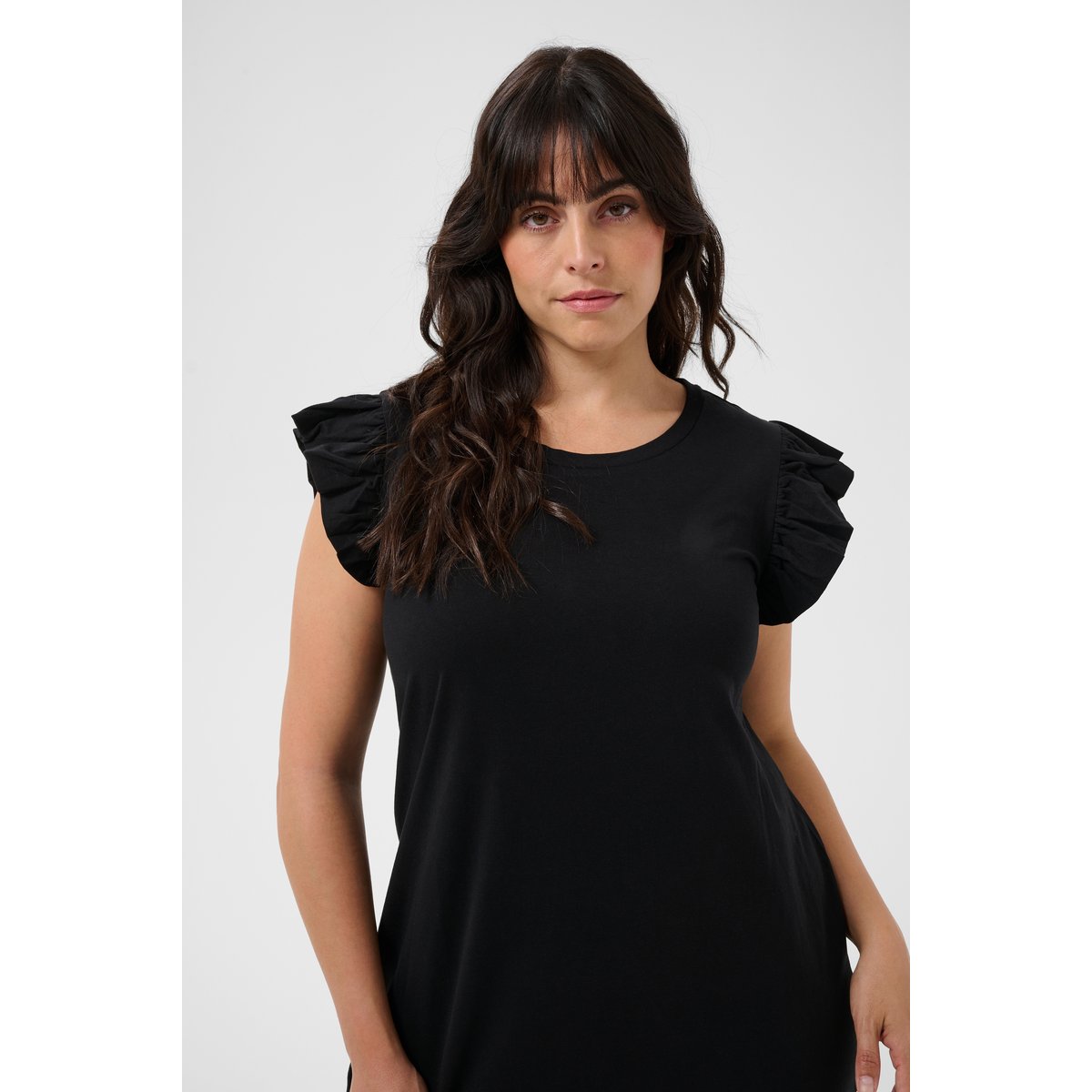 Robe noir black deep, KAFFE CURVE