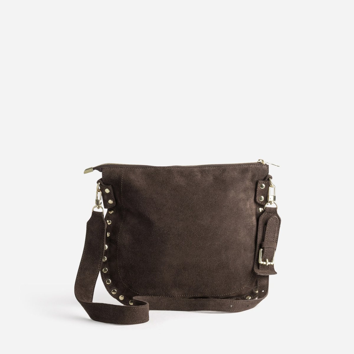 Sac Besace en cuir KAPIRI marron, ERAM
