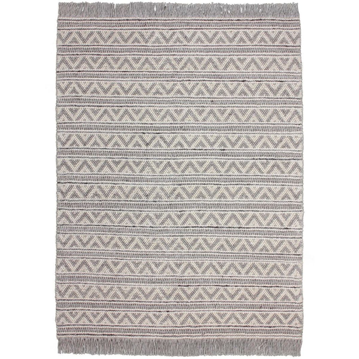 Tapis en laine fait main, NATURA beige, argent, ARTE ESPINA
