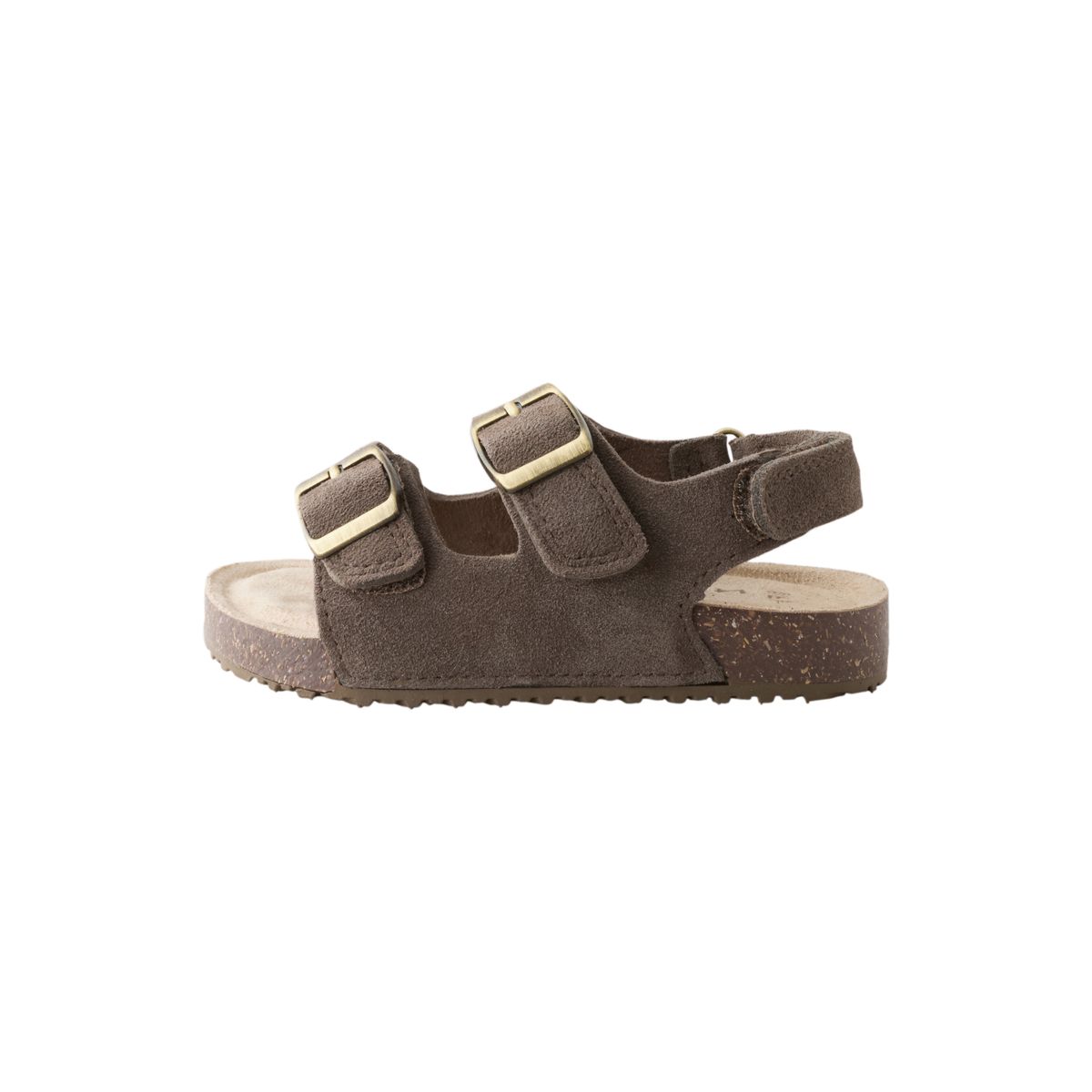 Sandales à deux brides avec assise en liège marron chocolat, NEXT