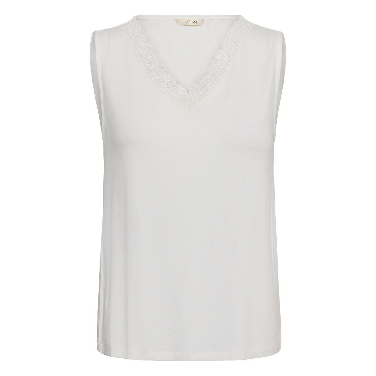 Jersey sans-manches blanc snow white, CREAM