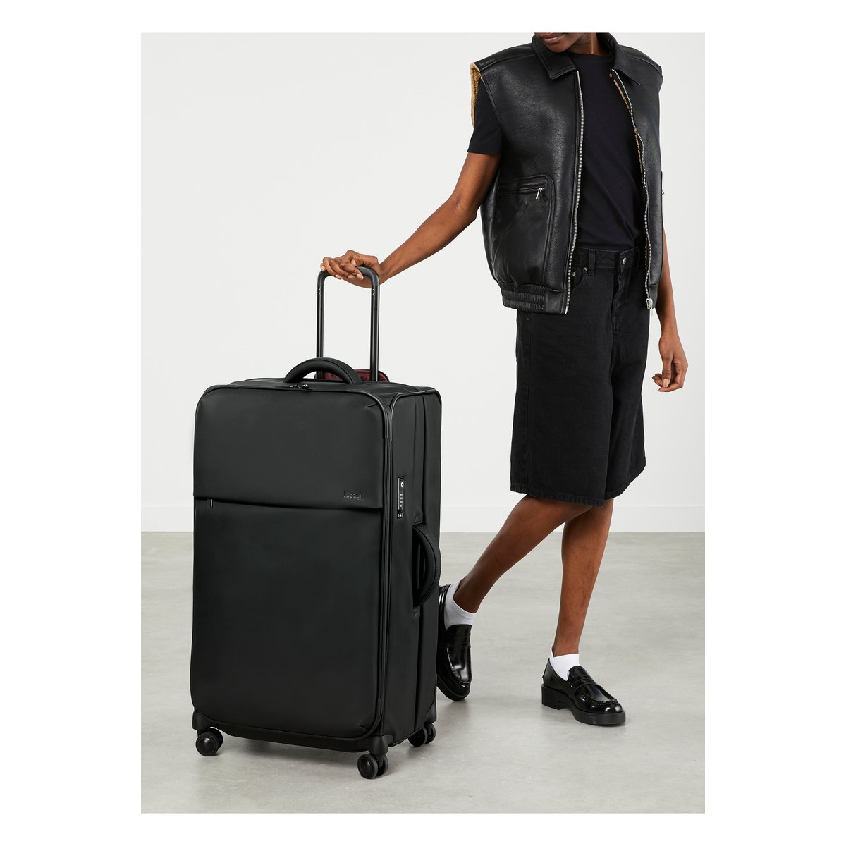 Lost in berlin valise 4 roues taille XL black, LIPAULT