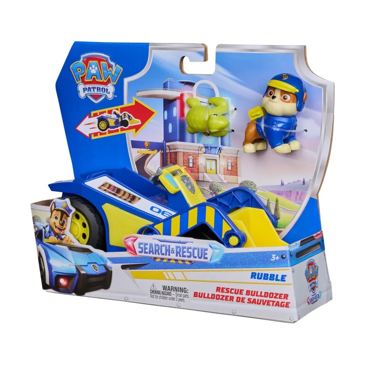Pat Patrouille Véhicule Figurine Ruben Search & Rescue Mission Détective multicolore, SPIN MASTER