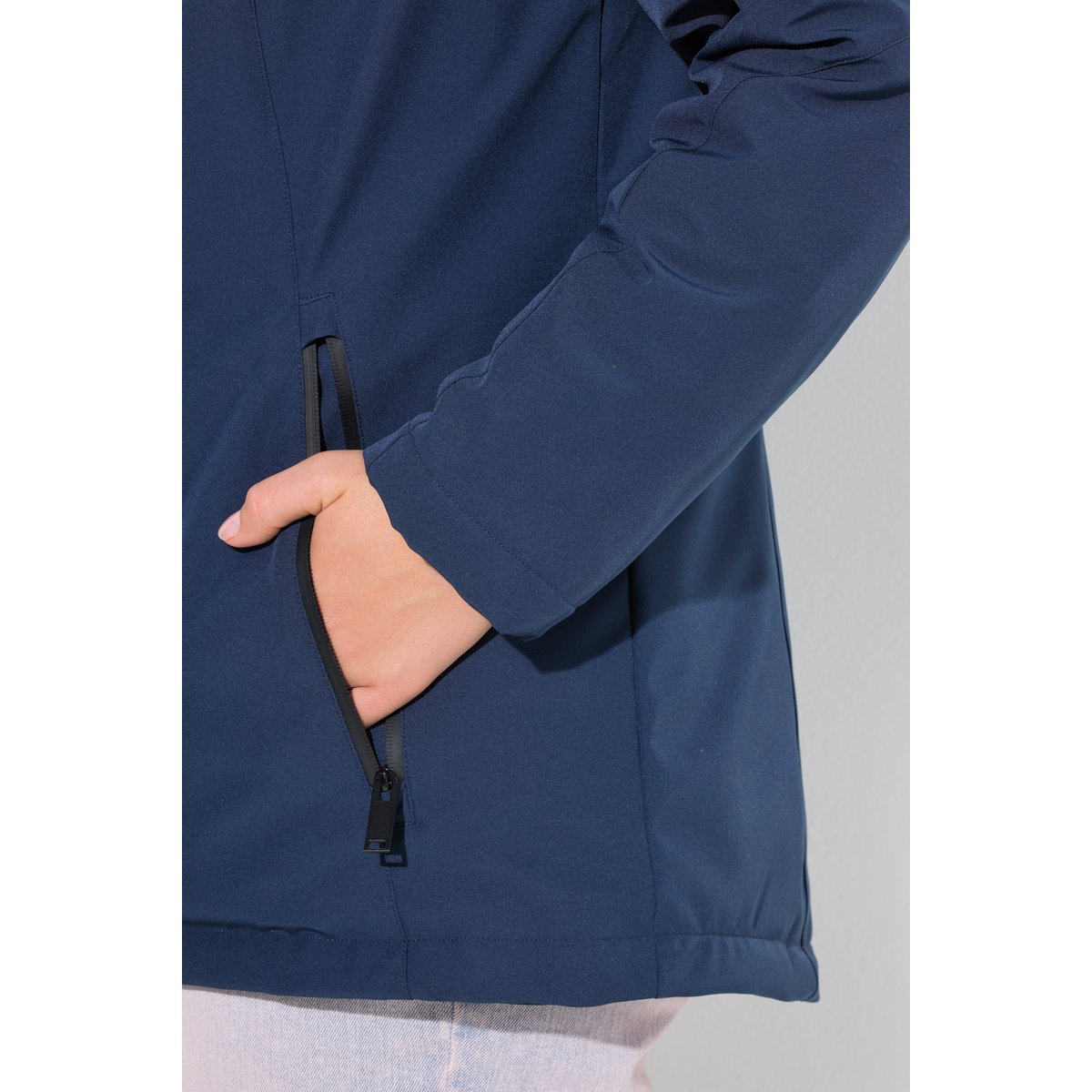 Veste technique HYPRAR à capuche marine, ULLA POPKEN