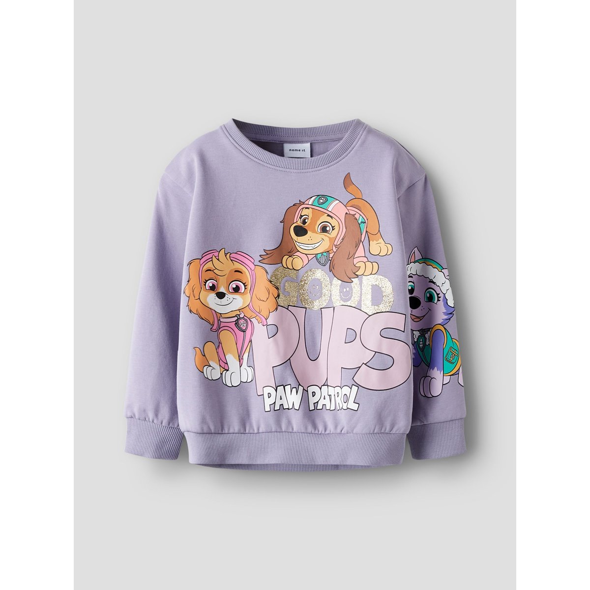 Sweat-Shirt lavender gray, NAME IT