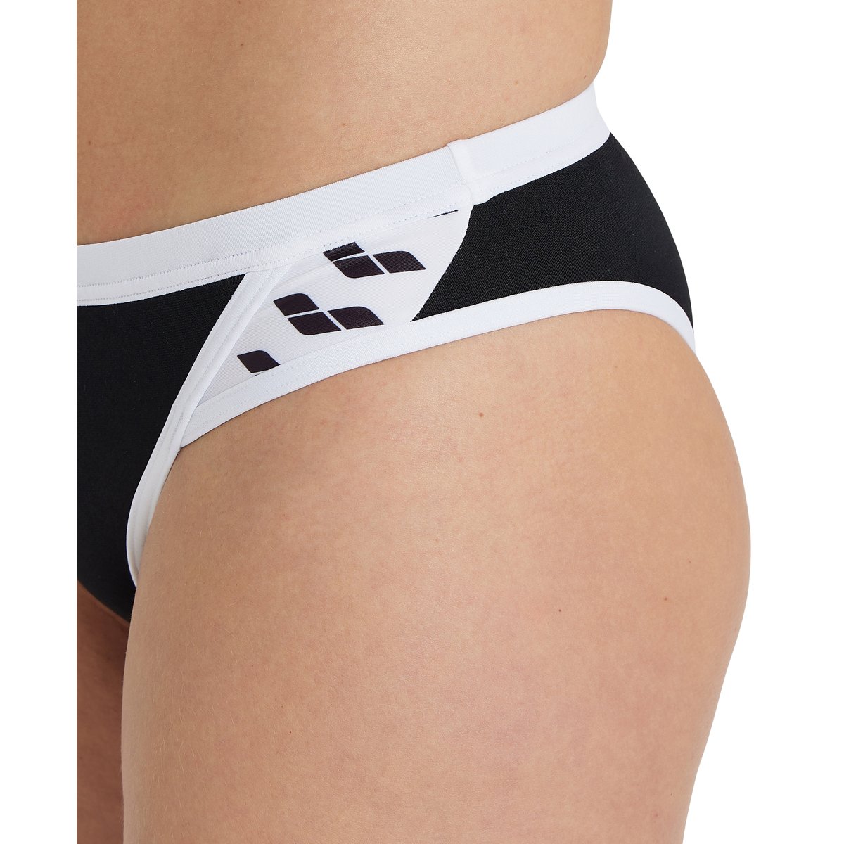 Bikini Icons dos croisé Solid black-white, ARENA