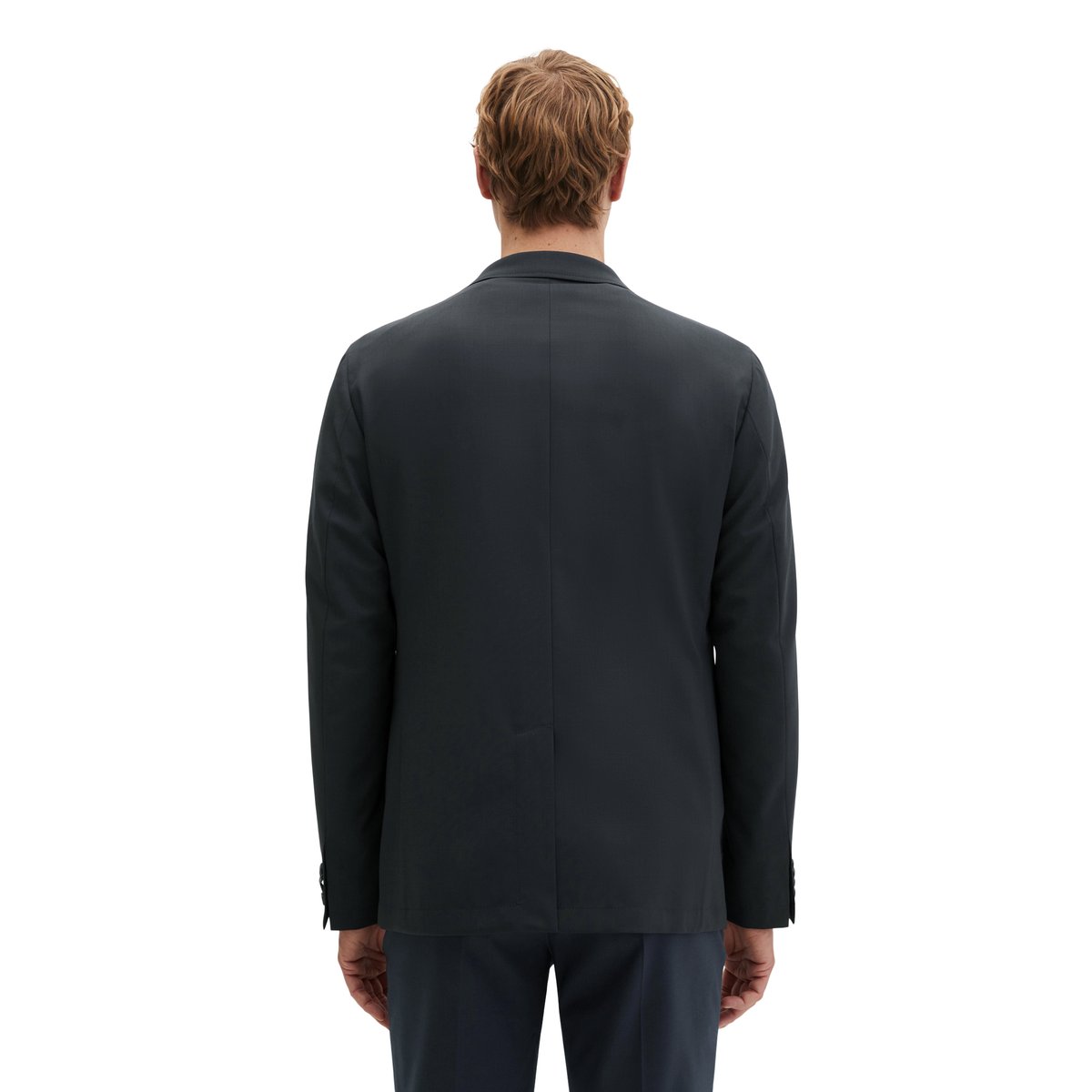 Veste Travel Collection en Tech Wool Blend léger bleu foncé, MARC O'POLO