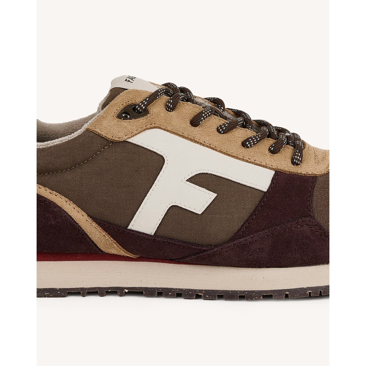 Baskets ELM taupe, FAGUO