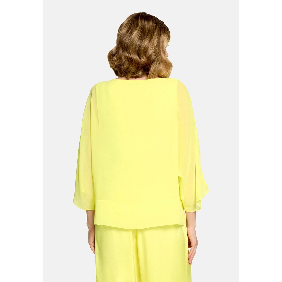 Chemisier en chiffon unicolore limelight, BETTY BARCLAY