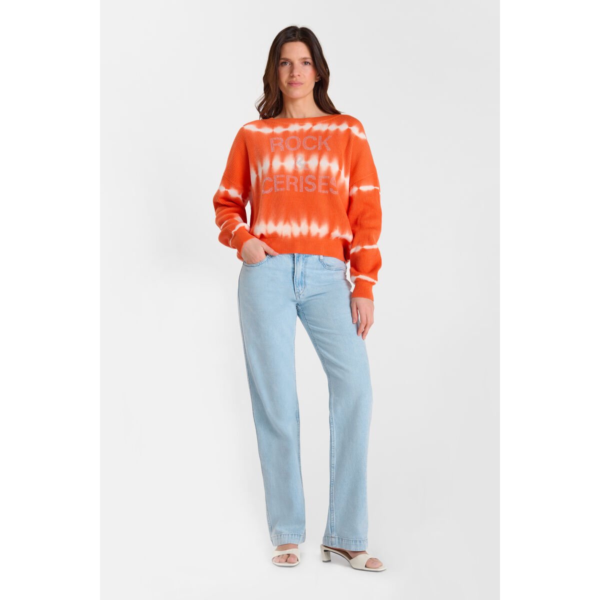 Pull SUREAU flamingo, LE TEMPS DES CERISES