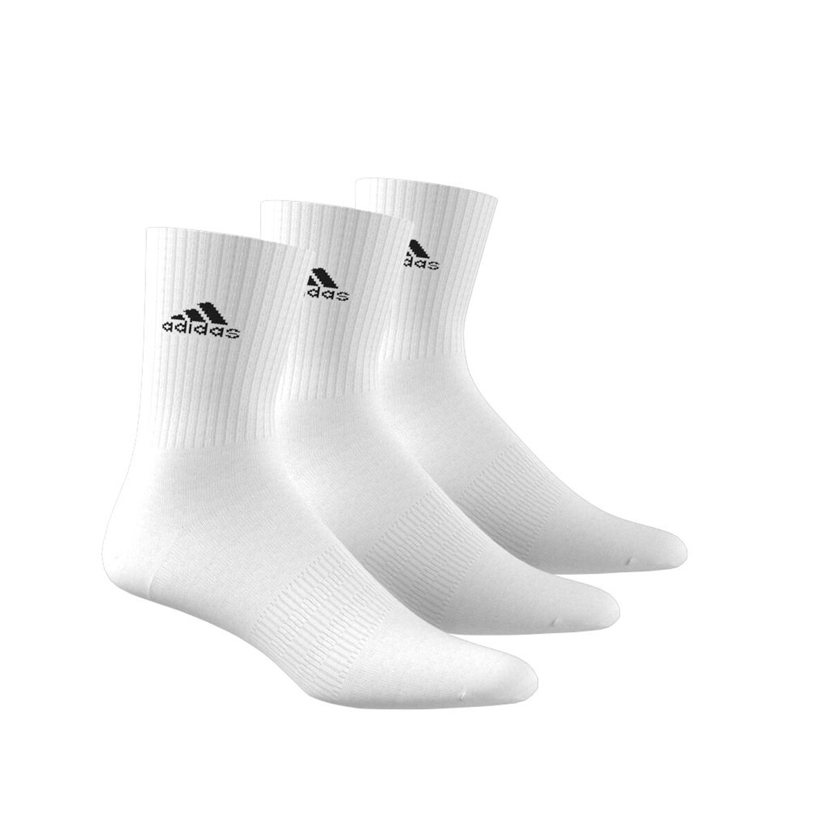 Lot de 3 paires de chaussettes hautes blanc + blanc + blanc, adidas Performance