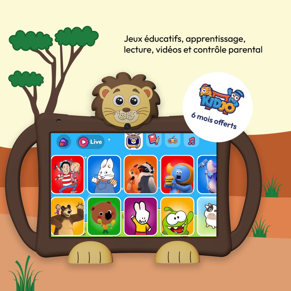 Tablette enfant LOGIKIDS Star couleur unique, LOGICOM
