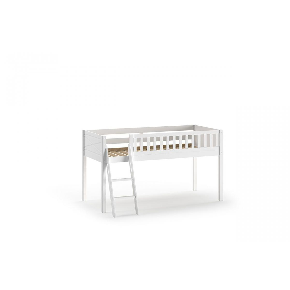 Scott Lit Mezzanine et Rideau Princess Inclus couleur unique, VIPACK