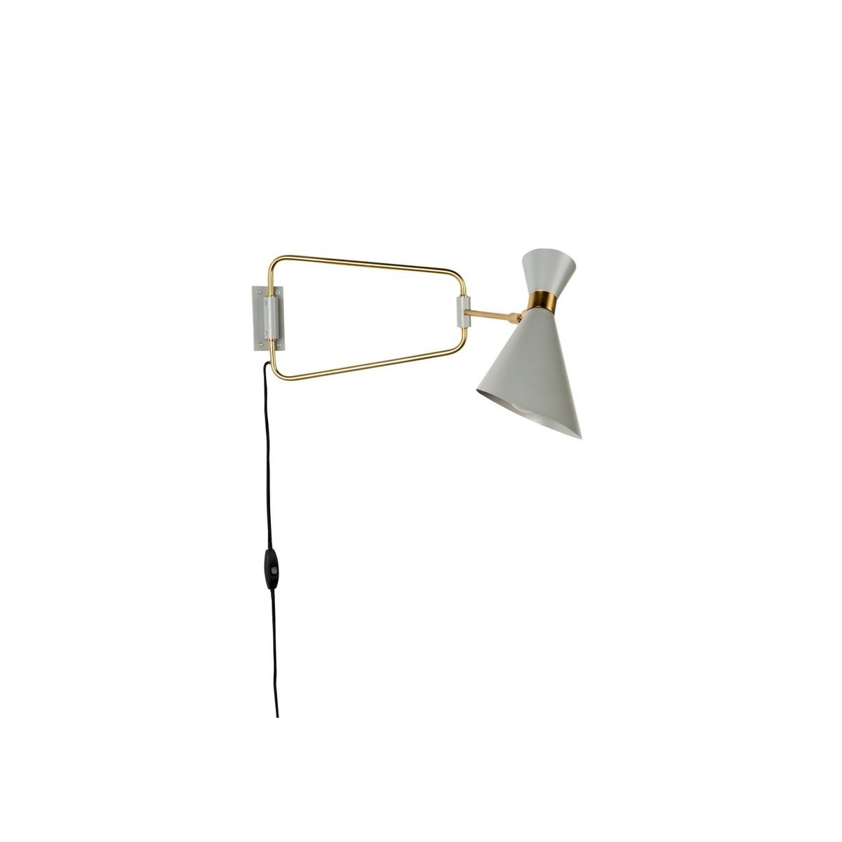 Applique en métal design, SHADY blanc, ZUIVER