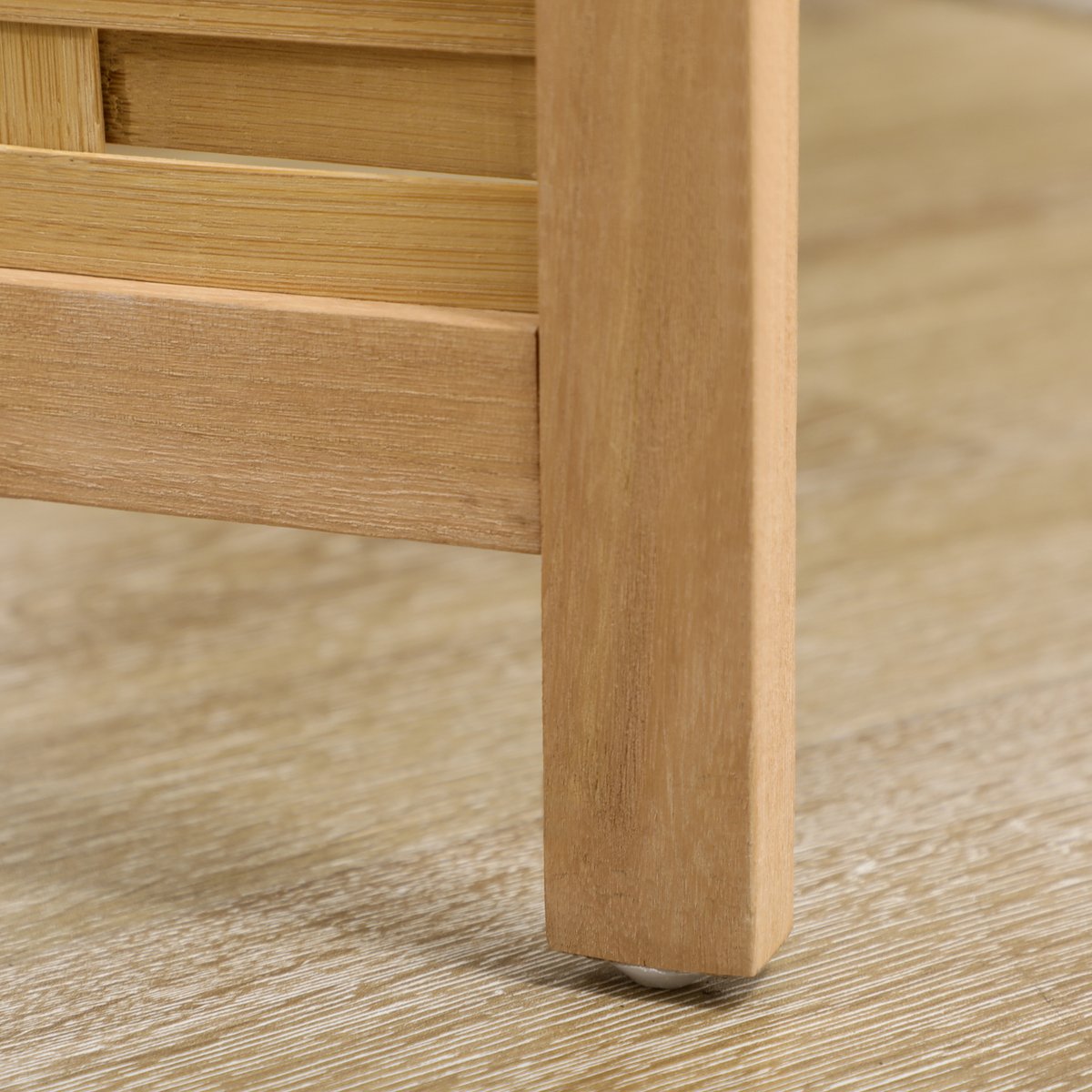 Cloison de séparation Bois de bambou Bois beige, HOMCOM
