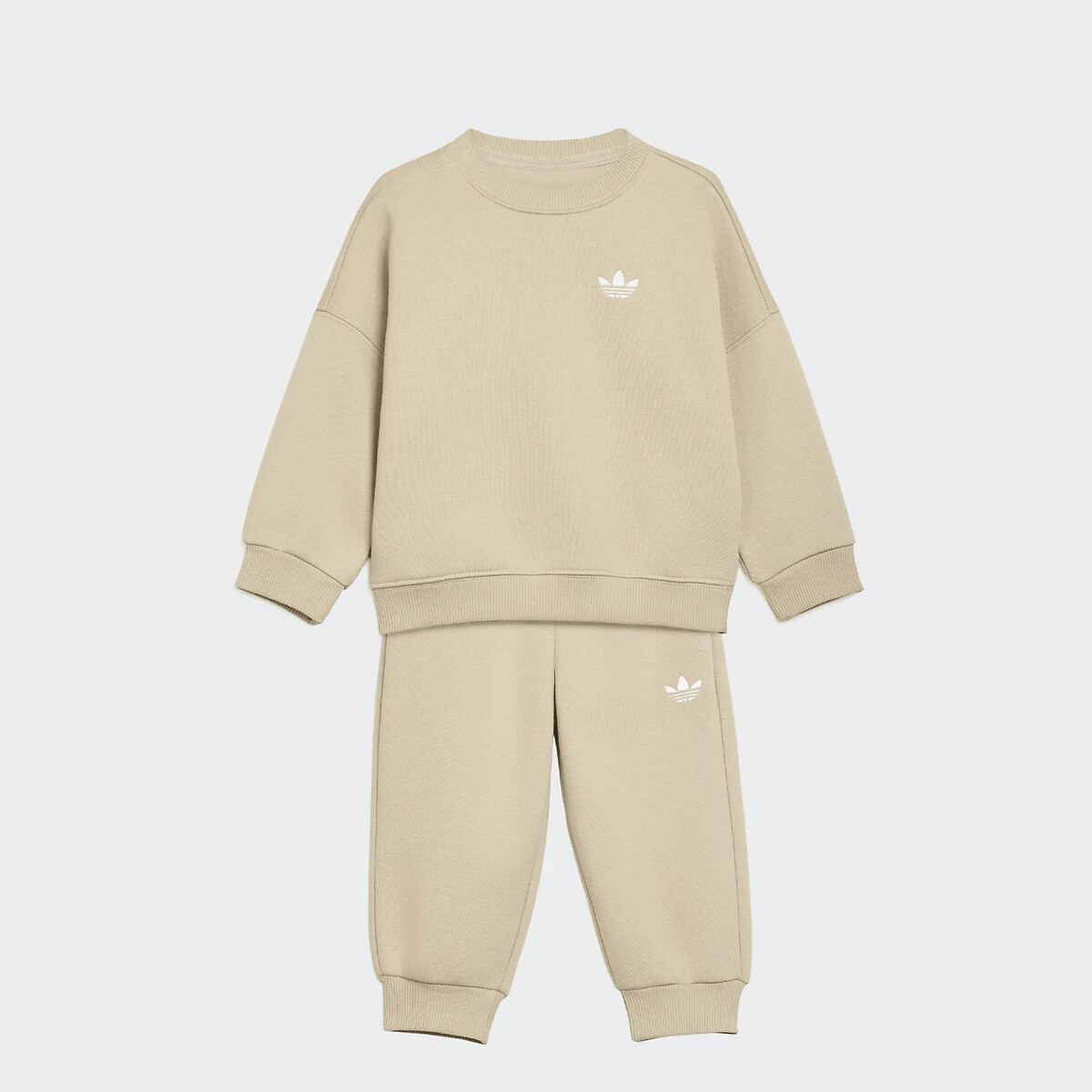 Ensemble 2 pièces en molleton beige, adidas Originals