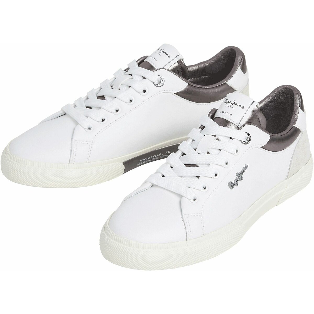 Baskets Kenton Court W blanc/gris, PEPE JEANS