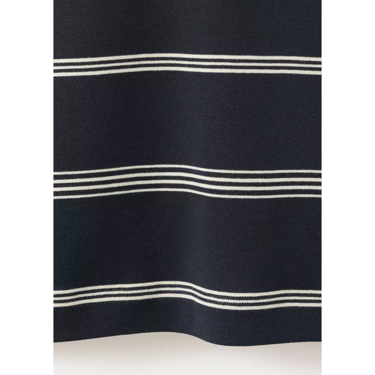 T-shirt 100 % coton rayures bleu marine, MANGO MAN