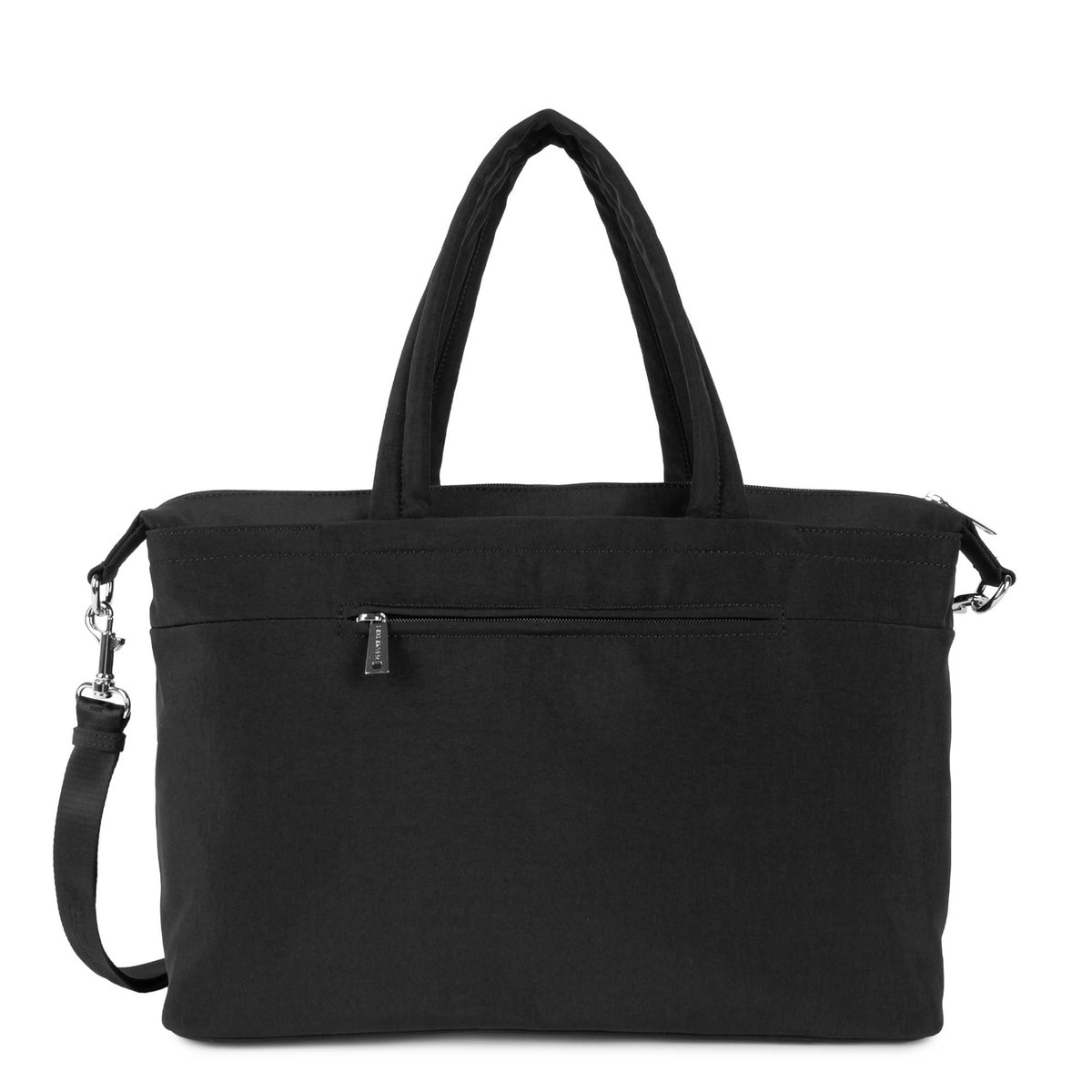 Sac cabas main BASIC POCKET noir, LANCASTER