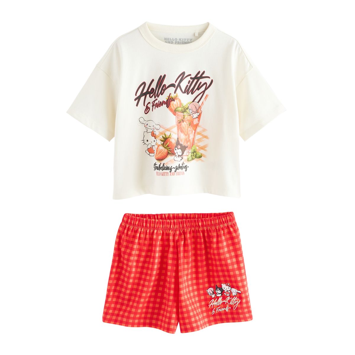 Pyjama short hello kitty rouge/bleu, lot de 2 rouge/bleu, NEXT