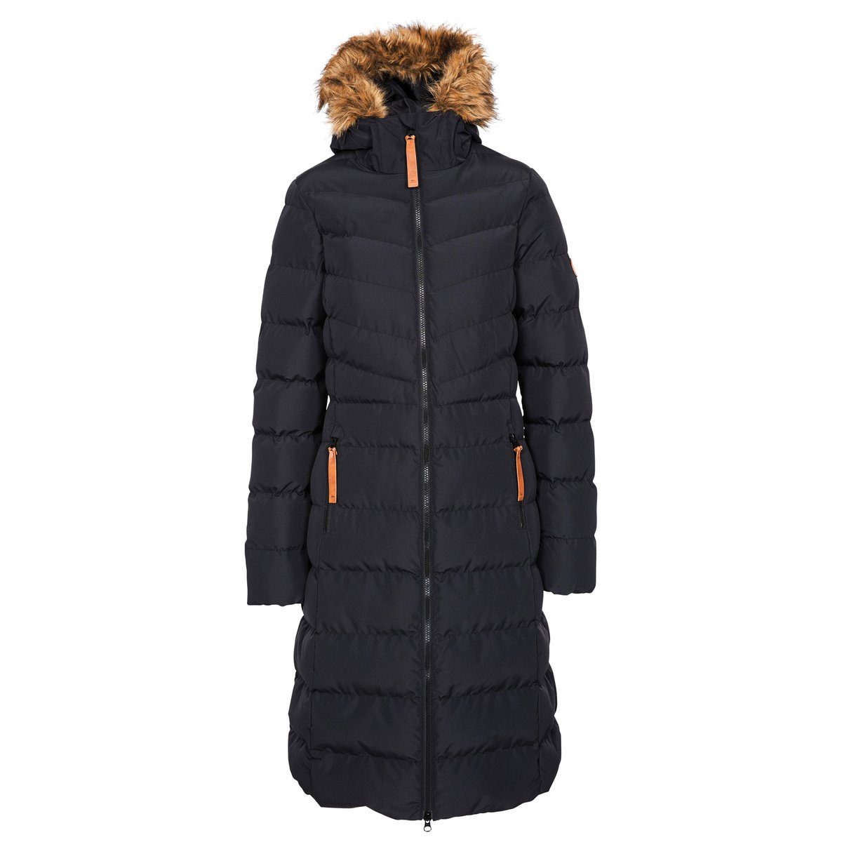 Doudoune longue AUDREY bleu marine, TRESPASS