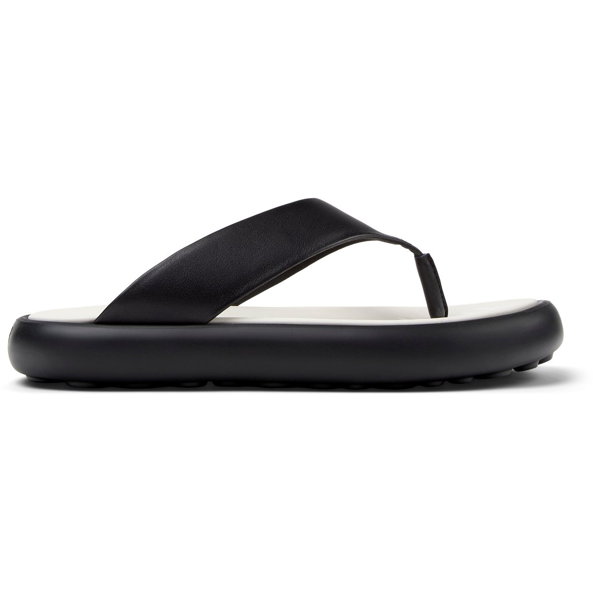 Sandales Pelotas Flota Sandal Twins cuir noir, CAMPER