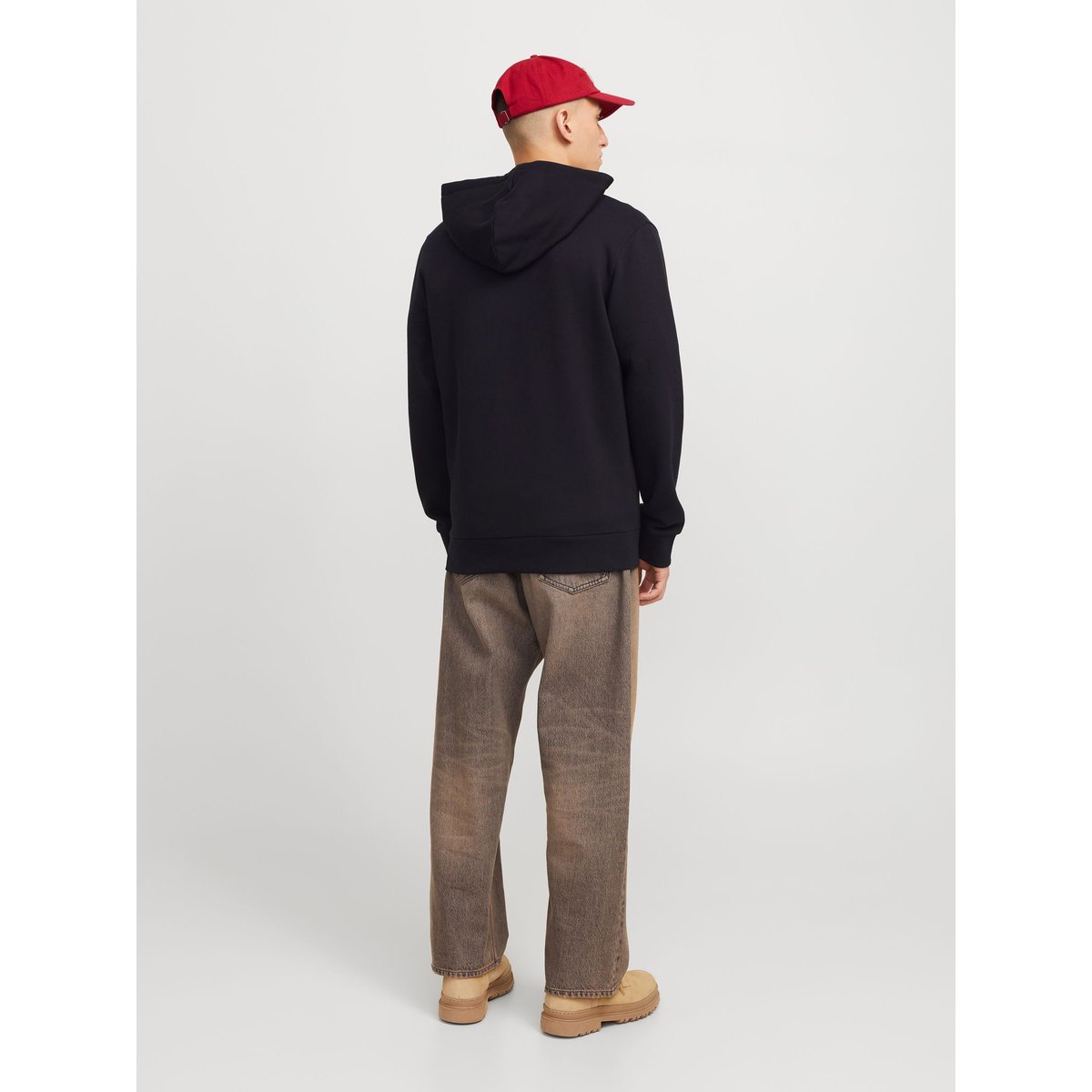 Sweat À Capuche black 1, JACK & JONES