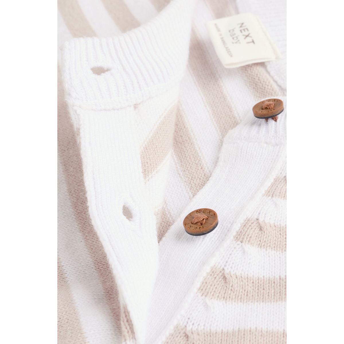 Ensemble haut en maille et legging bébé rayure neutre, NEXT