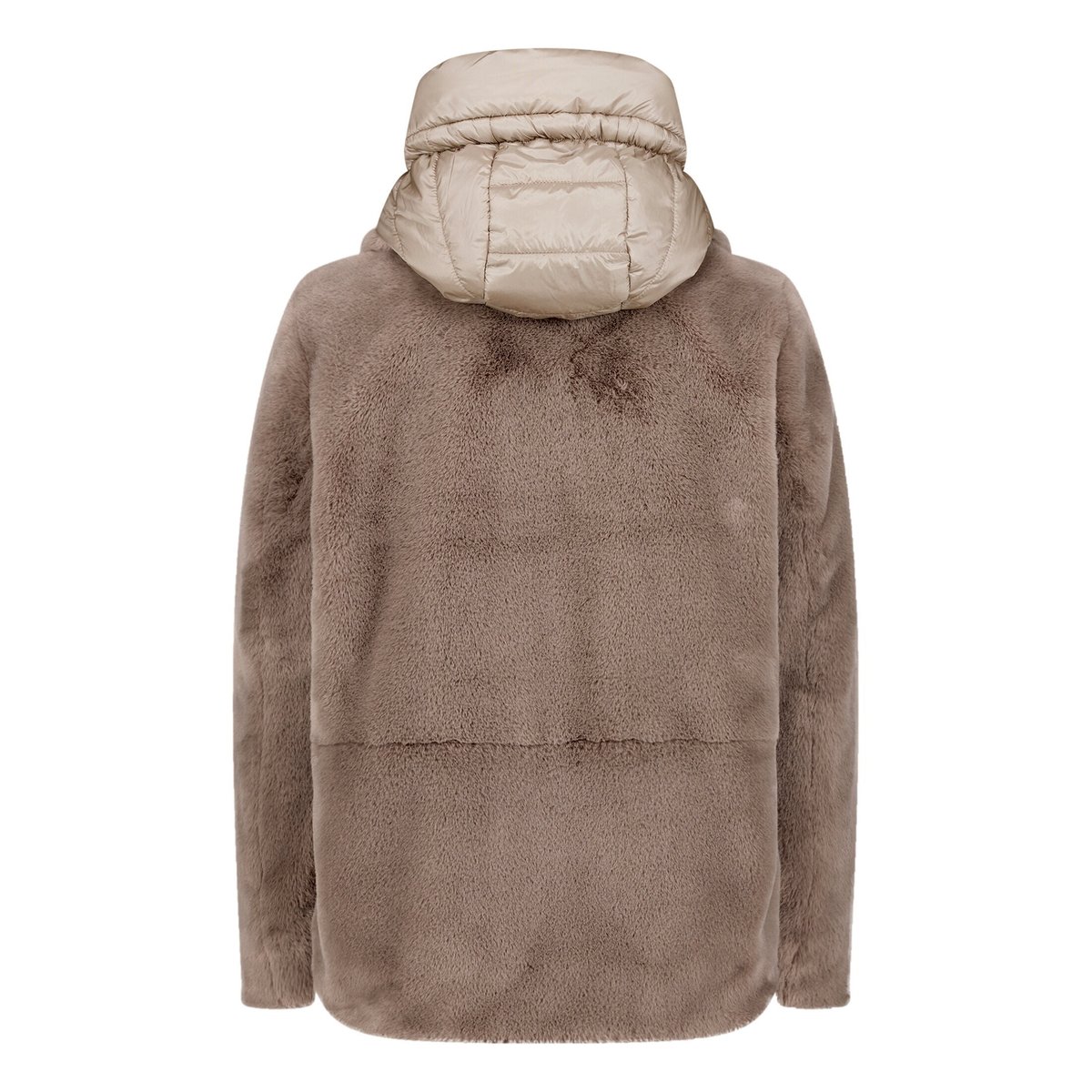 Veste en peluche avec partie veste sans manches amovible gris foncé, AMBER & JUNE