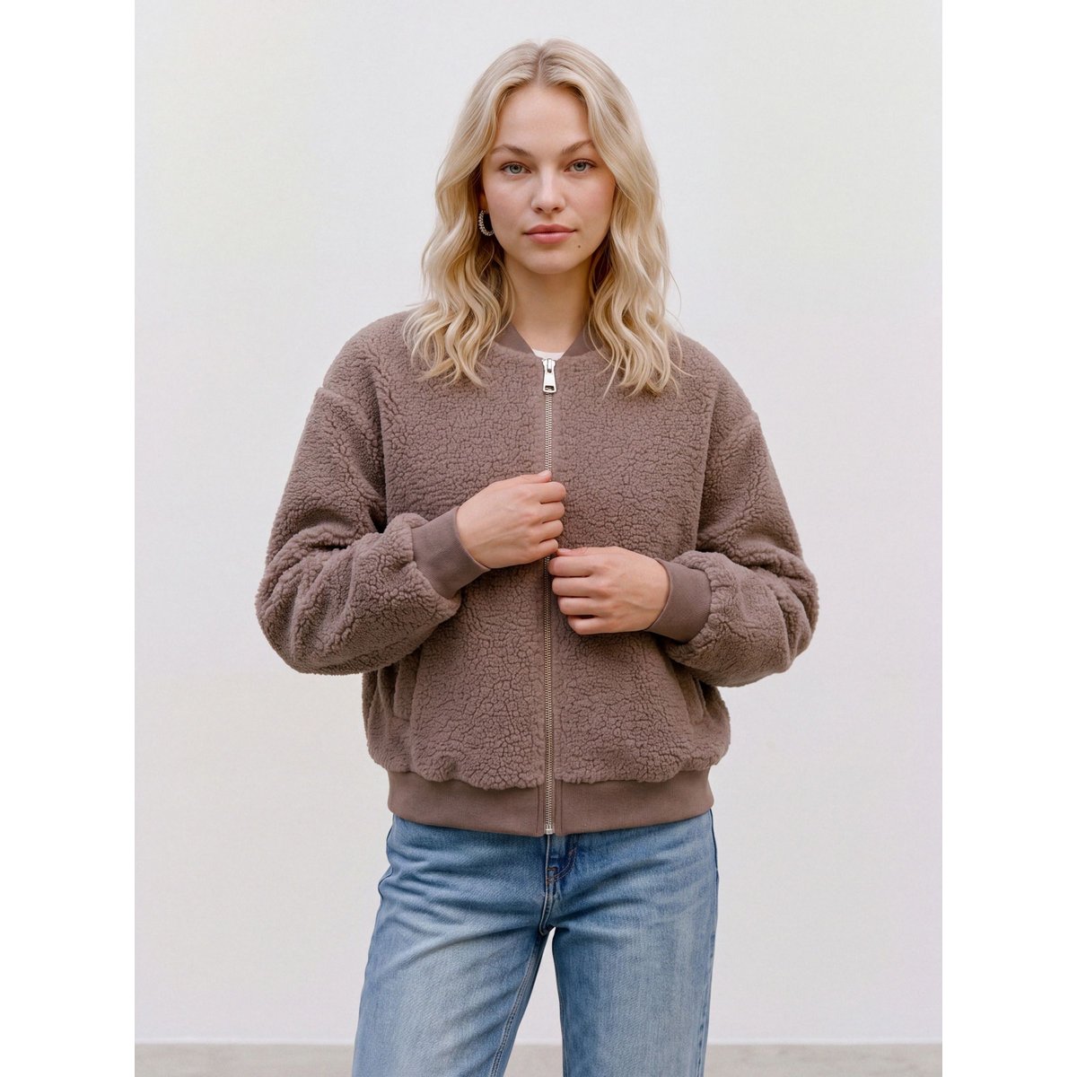 Manteau En Peluche fossil, VERO MODA