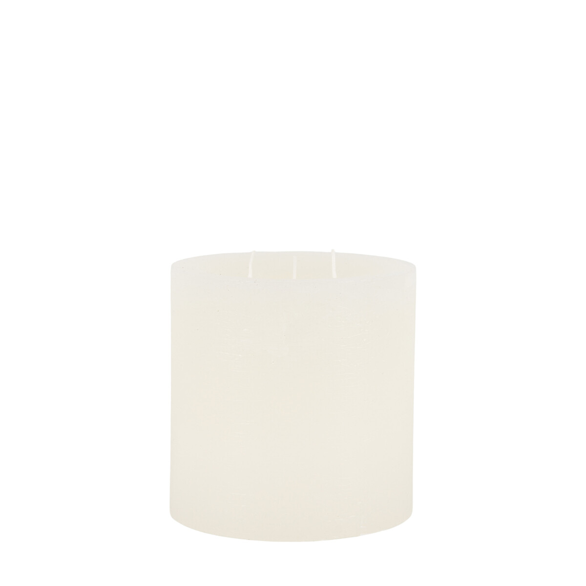 Large Rustic PillarPillar Candle in White white, ÉDITÉ