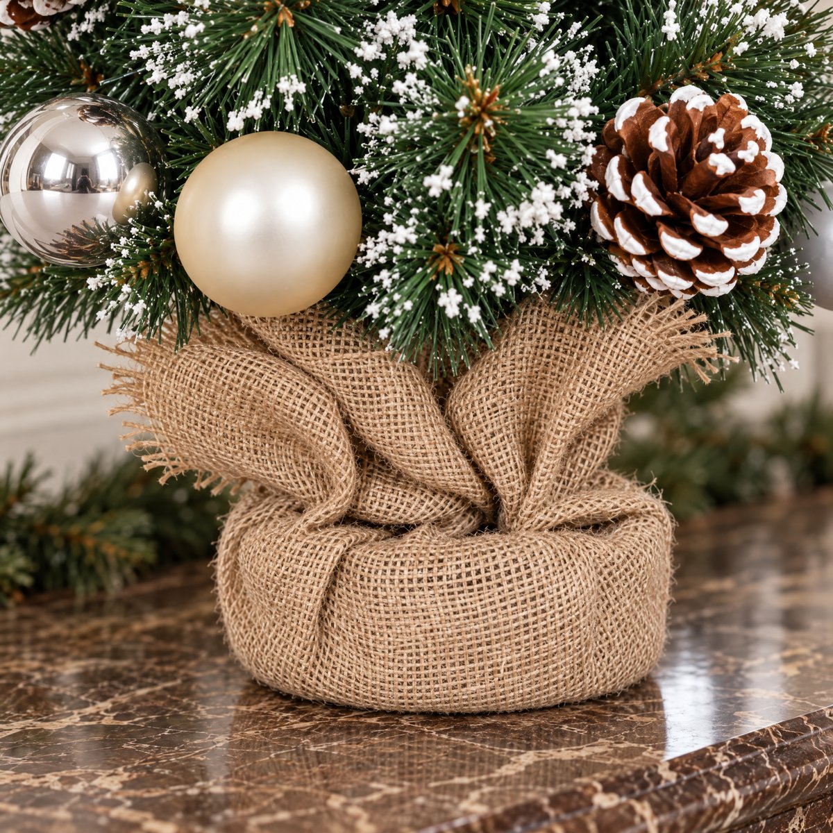 Sapin de noël décoratif artificiel H60 NOËL vert, SIA