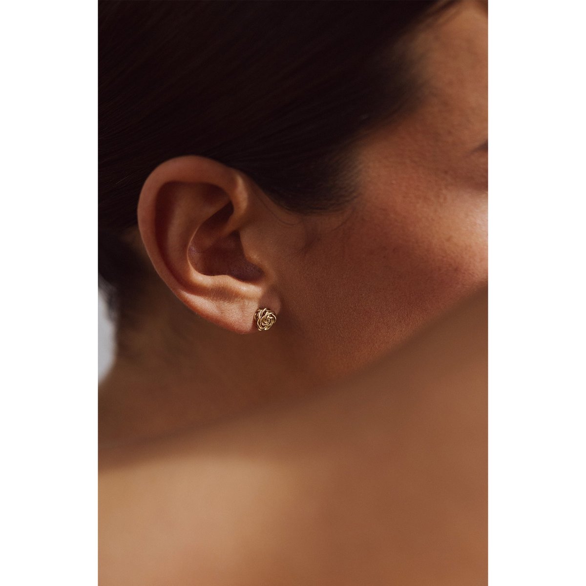 Puces Rosa - Or 750‰ argent / tanzanite, YAY PARIS