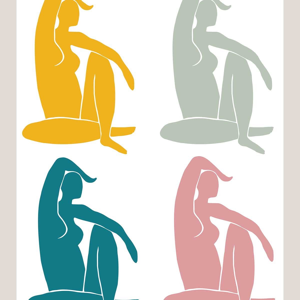 Tableau l'arte découpé tableau alu dibond, HEXOA
