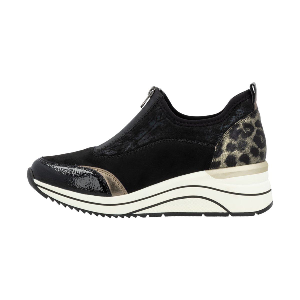 Basket Vegan à Zip Gloria noir, REMONTE