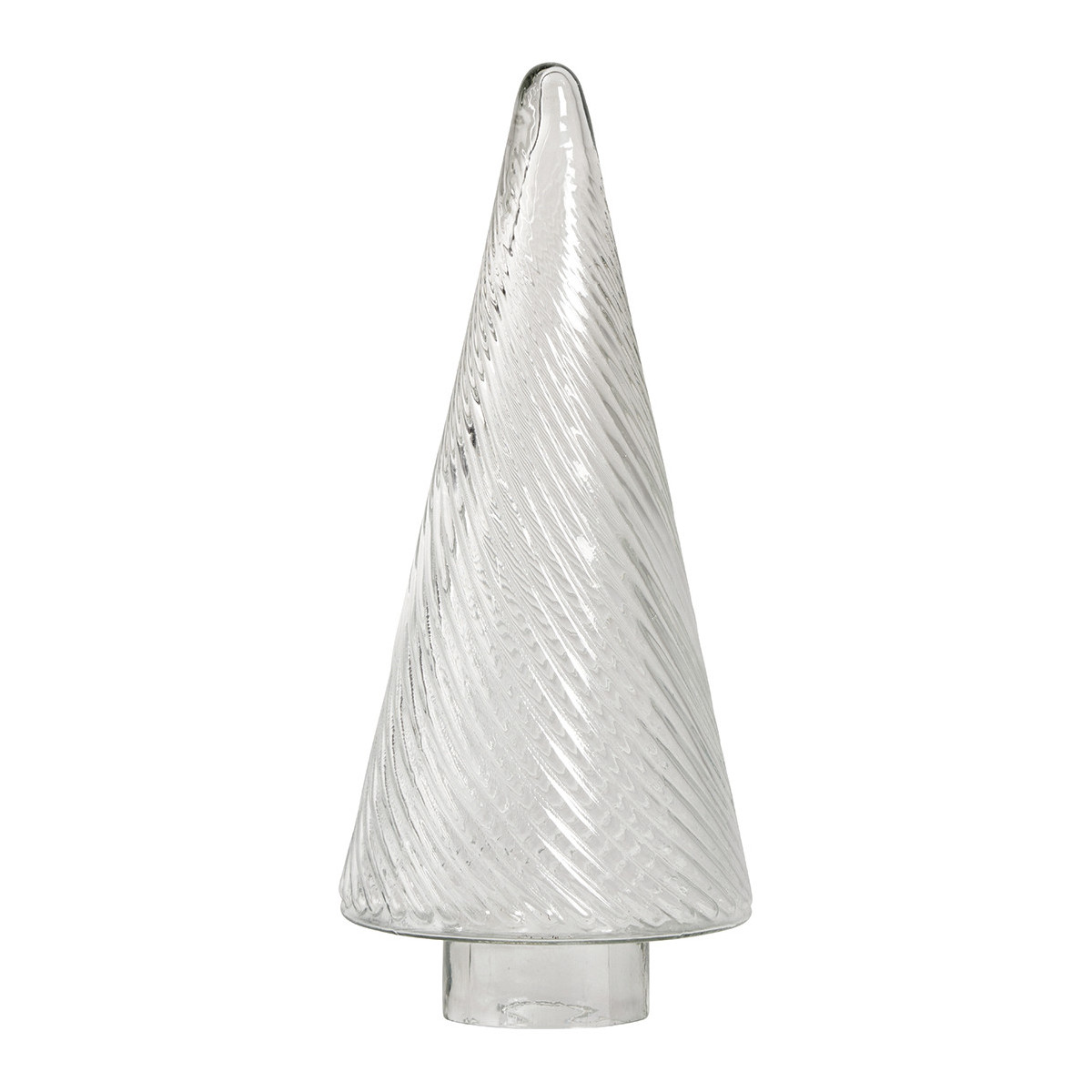 Arbre en verre transparent, BLANC D’IVOIRE